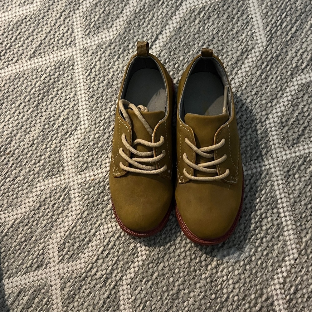 Carter's Olive Green Kids Dress Shoes